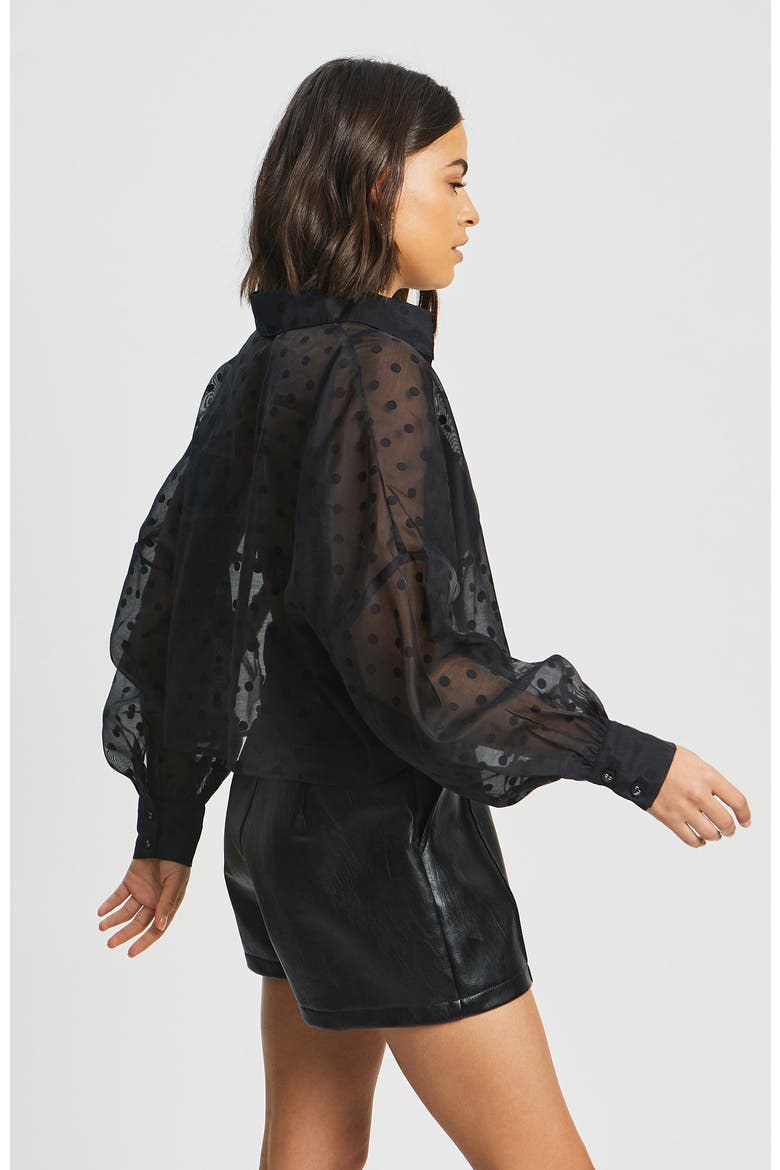 Henderson Blouse, Alternate, color, Black Spot