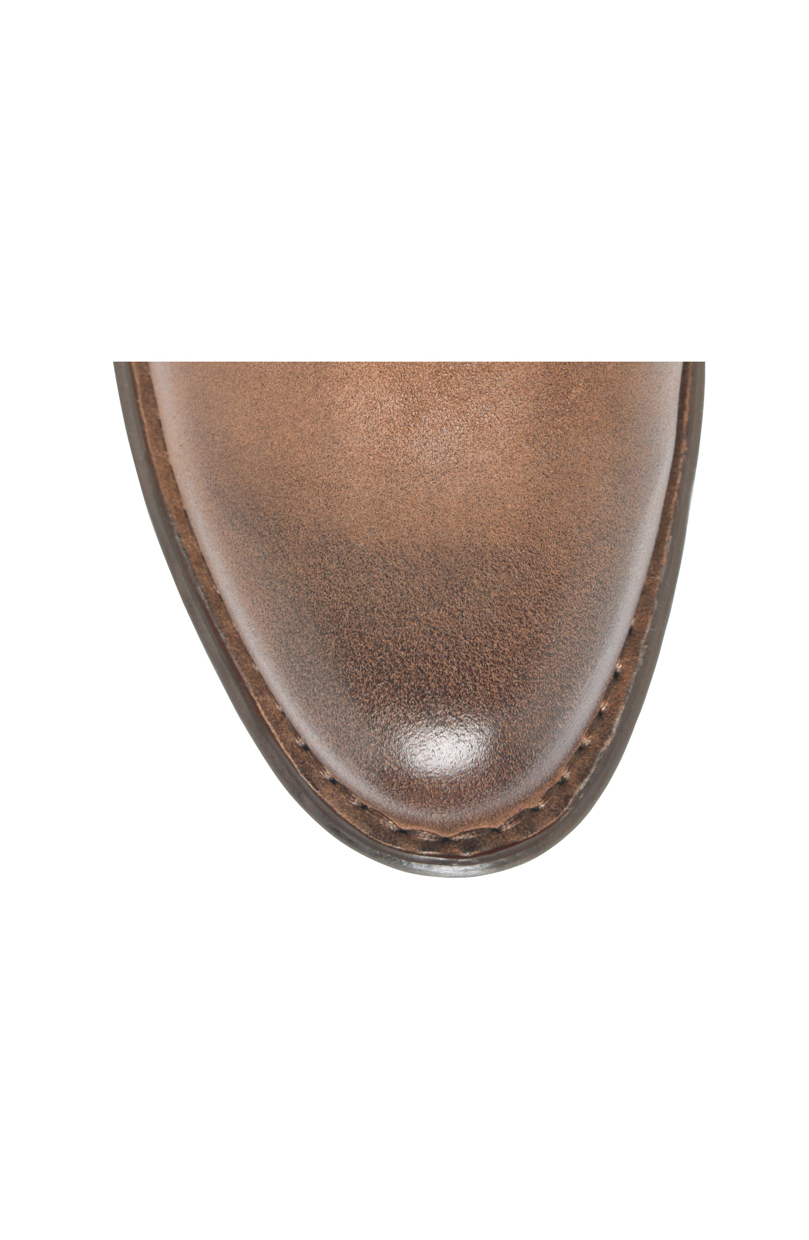 Børn Kelle Distressed Leather Bootie, Alternate, color, Rust Distressed Leather