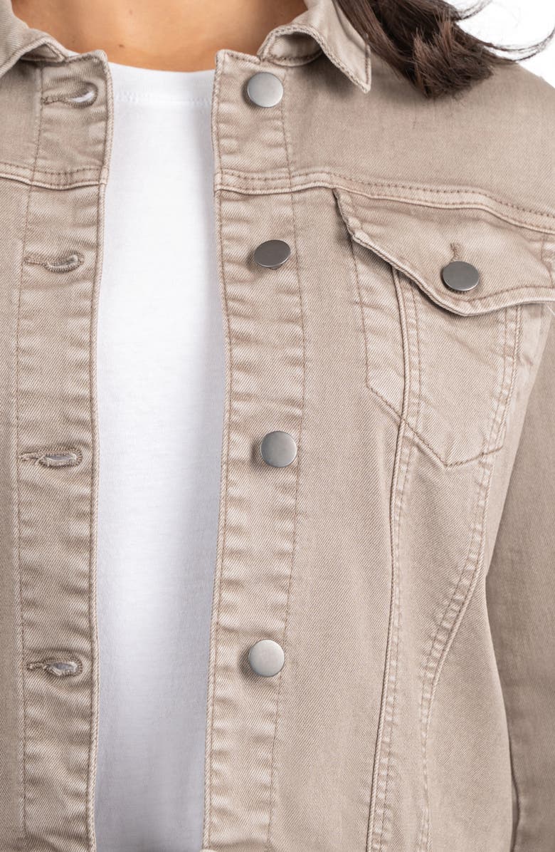 KUT from the Kloth Julia Crop Denim Trucker Jacket, Alternate, color, 