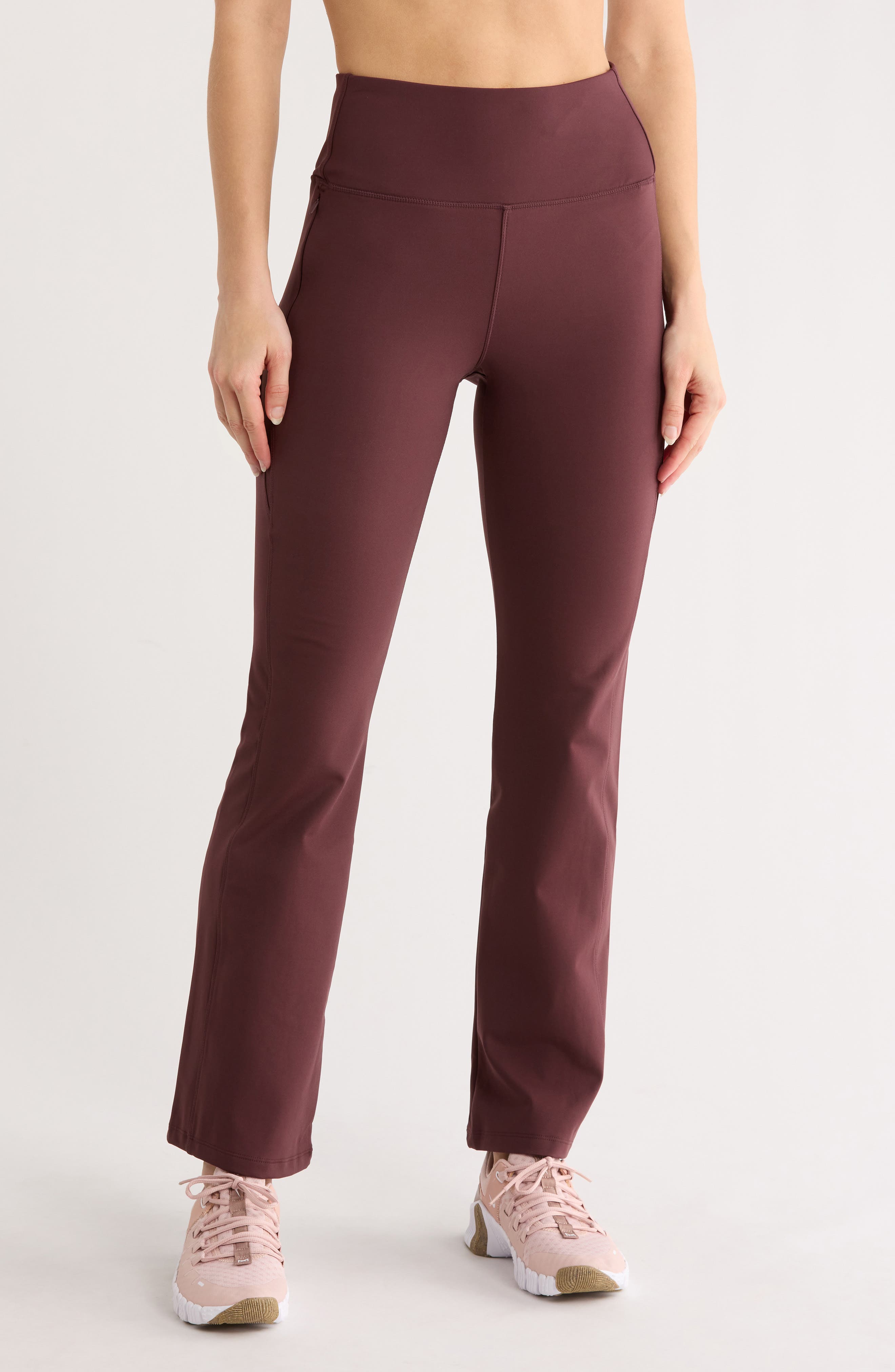 LAYER 8 Polar Flow Zip Pocket Flare Leggings
