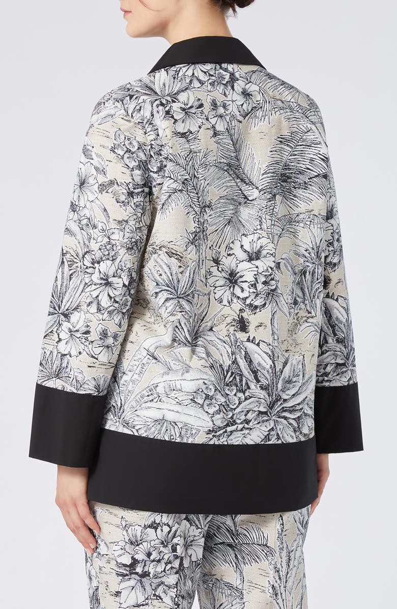 Marina Rinaldi Poltava Stretch Poplin Shirt Jacket, Alternate, color, Sand