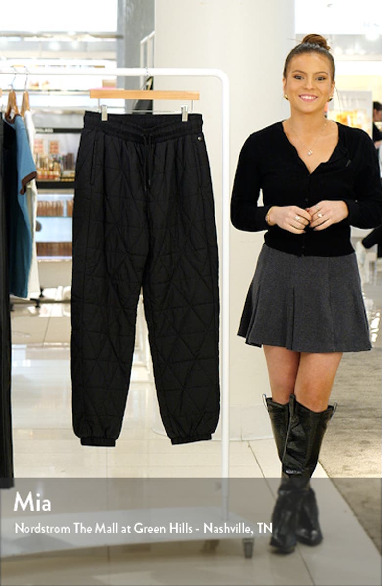 Recycled Polyester Quilted Pants, sales video thumbnail