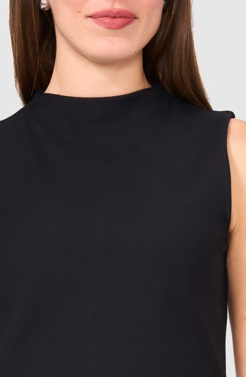 Halogen ® Funnel Neck Ponte Shell In Burgundy