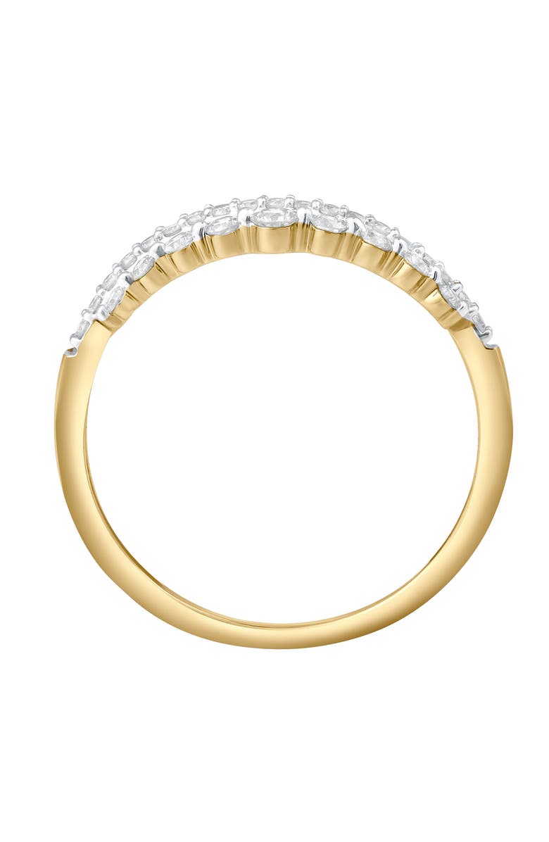 LuvMyJewelry Serena 0.55 Cts Natural Diamond Duo Set 14K Gold Ring Set, Alternate, color, 14K Yellow Gold