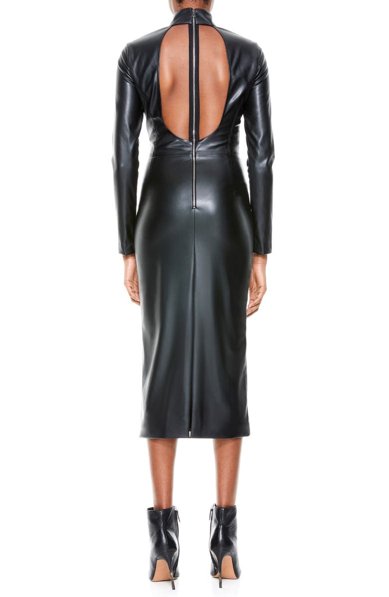 Alice + Olivia Alice & Olivia Delora Mock Neck Dress | Nordstrom
