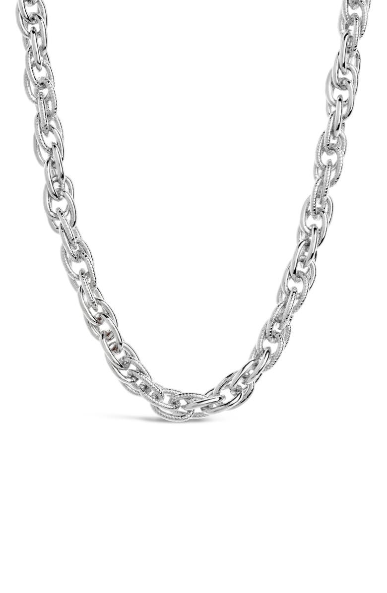 Sterling Forever Alex Chain Necklace, Alternate, color,