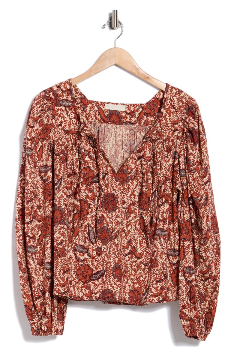 Issa Top, Alternate, color, BRICK