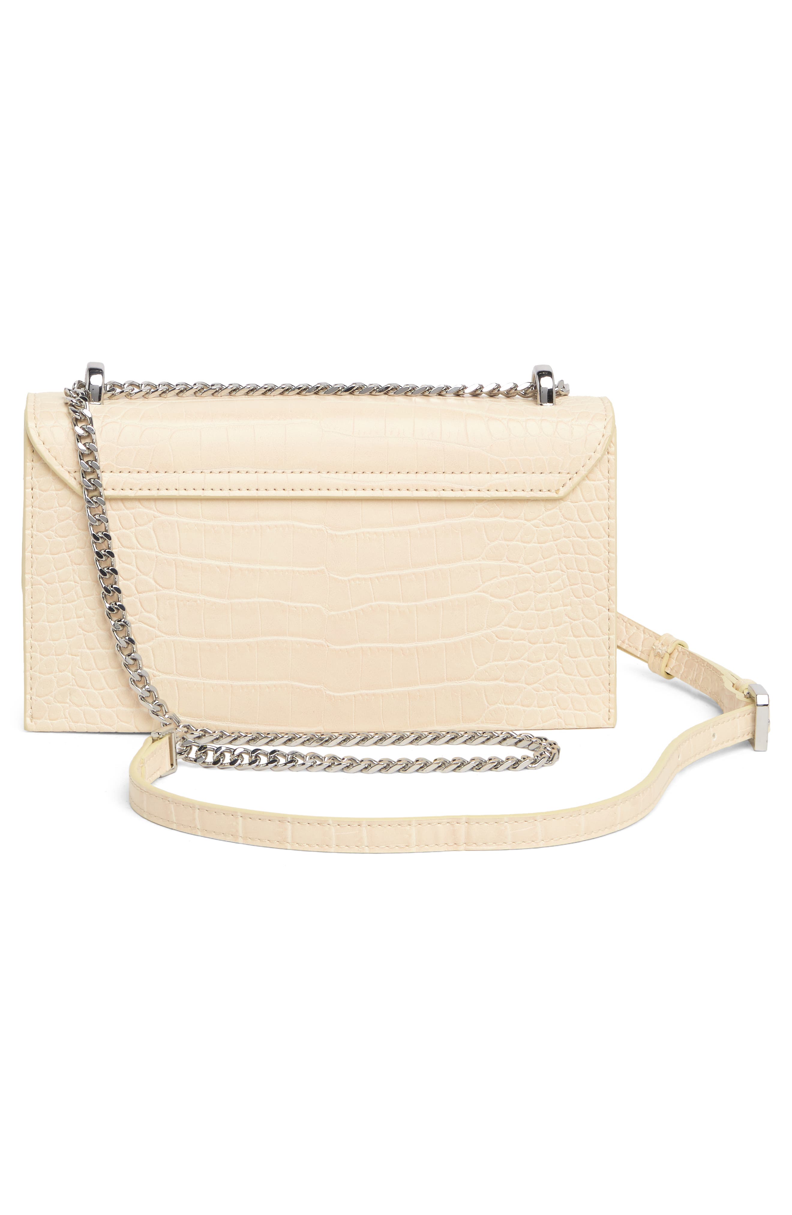 Jade Croc Embossed Crossbody Bag, Alternate, color, IVORY CROC