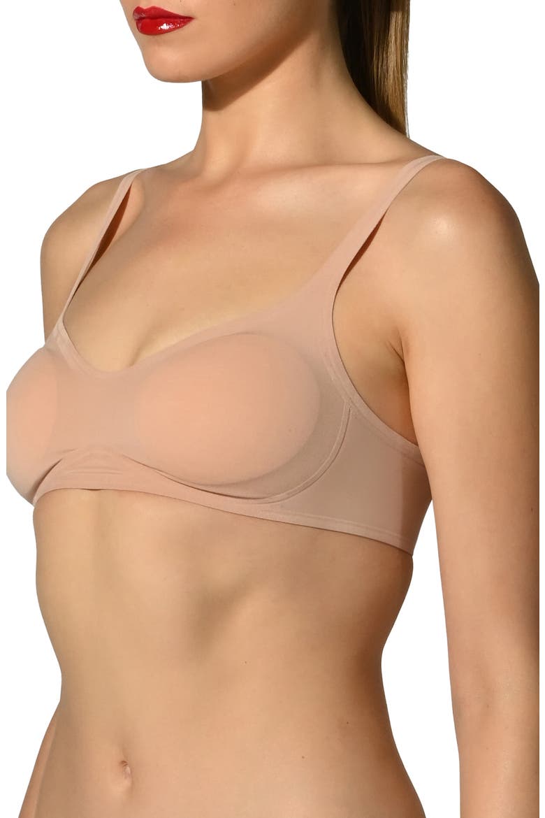 Contour Skin 3W Wireless Bra, Alternate, color, ROSE
