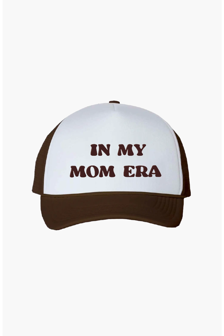 In My Mom Era Trucker Hat, Main, color, Brown / White