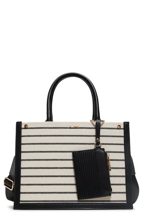★ALDO★ Aldo Avi Lily Satchel Bag Black Overflow Evielily Black Overflow Women's Workwear | ALDO US