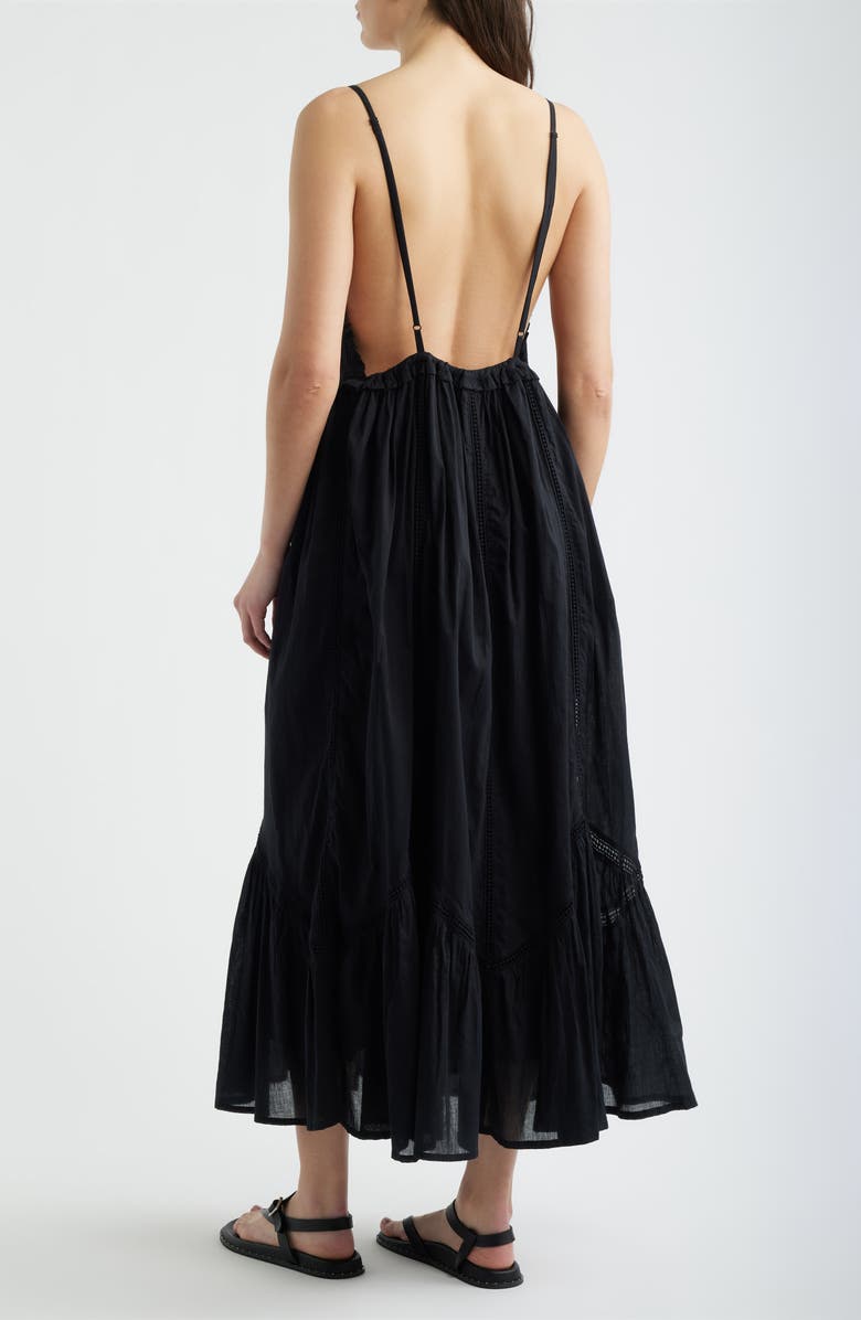 FRNCH Philyra Sleeveless Maxi Dress, Alternate, color, Noir