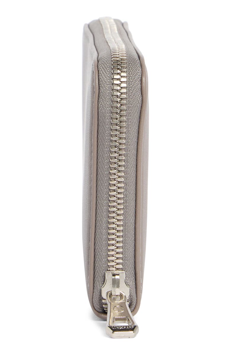 Longchamp Le Pilage Cuir Zip Wallet, Alternate, color, Pebble