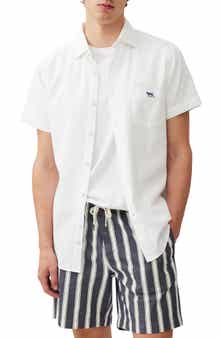 Rodd & Gunn Airtex Short Sleeve Cotton Button-Up Shirt