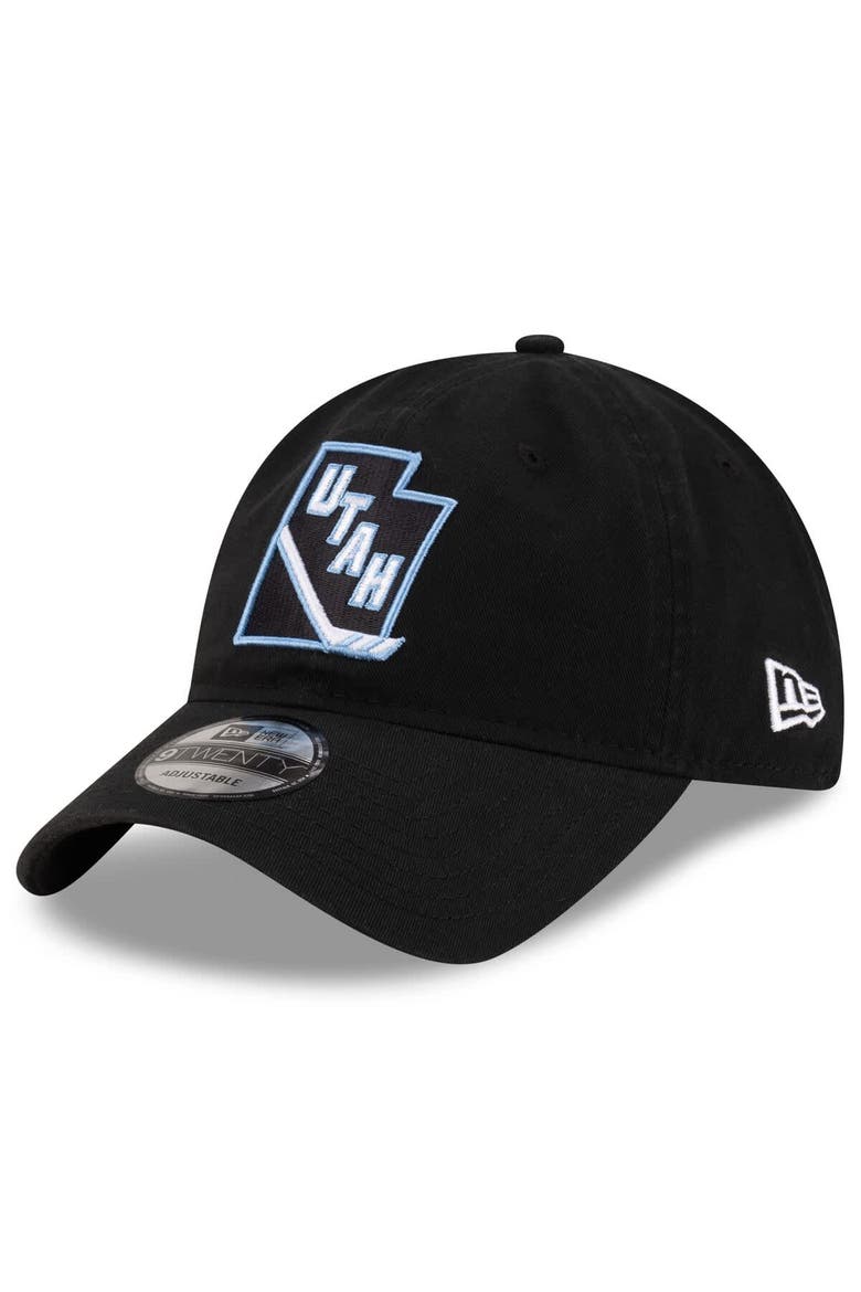 Men's New Era  Black Utah Mammoth 9TWENTY Adjustable Hat, Main, color, Black