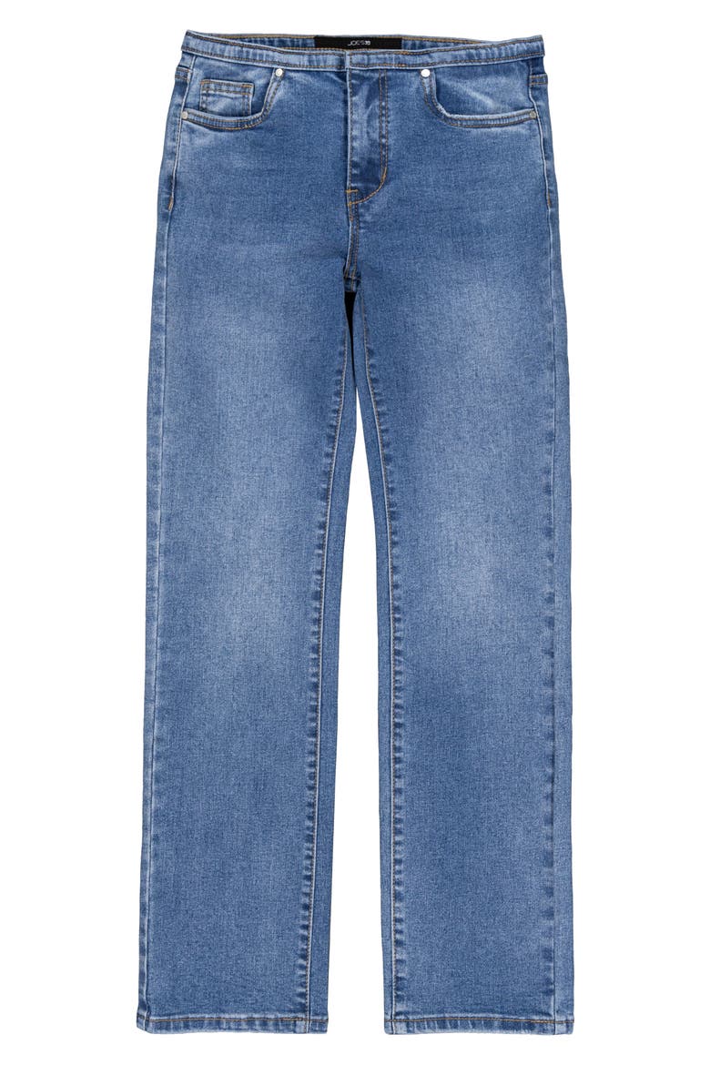 Kids' Lara Mini Waist Straight Leg Jeans, Main, color, MEDIUM WASH