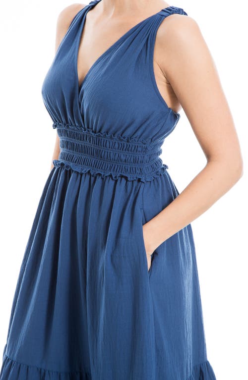 Shop Max Studio Crossback Tiered Maxi Dress