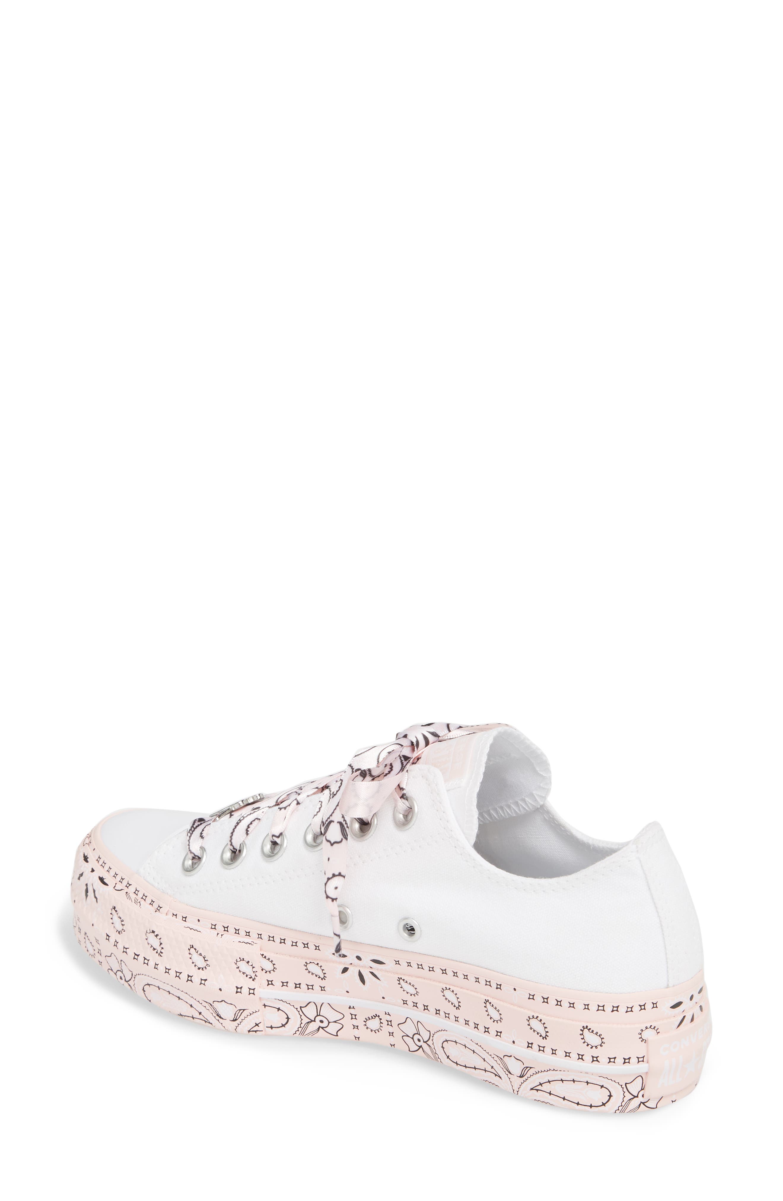 Converse x Miley Cyrus Chuck Taylor All Star Bandana Platform Sneaker, Alternate, color, 