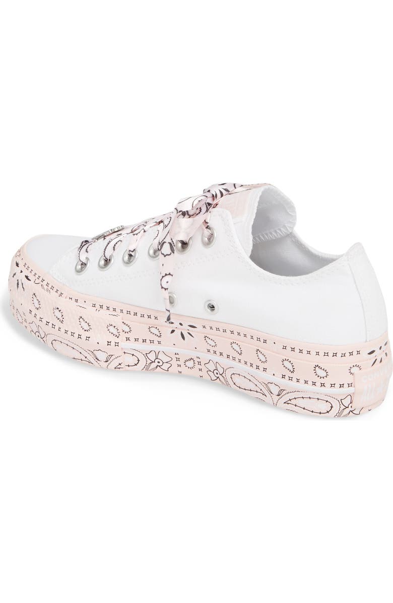 Converse x Miley Cyrus Chuck Taylor All Star Bandana Platform Sneaker, Alternate, color,