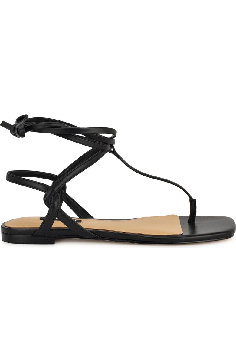 Nine West Norta Ankle Wrap Sandal, Alternate, color,