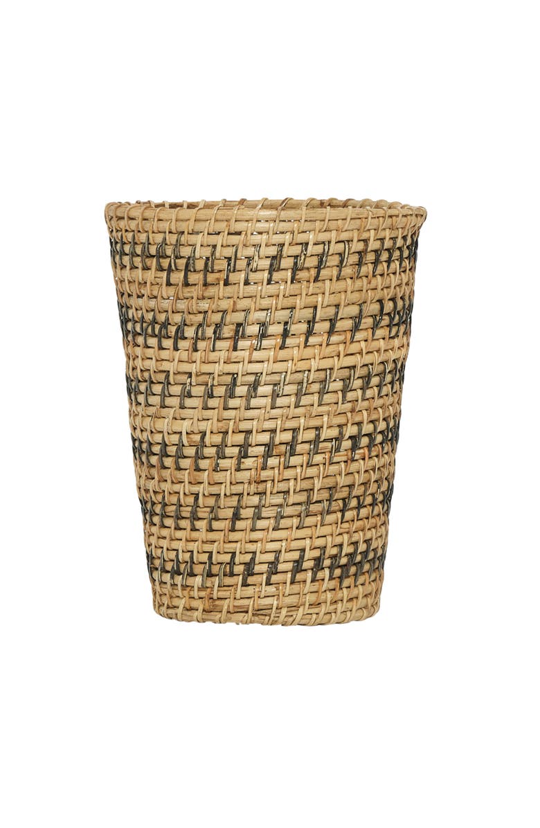 Wicker Village Striped Planter, Main, color, Striped