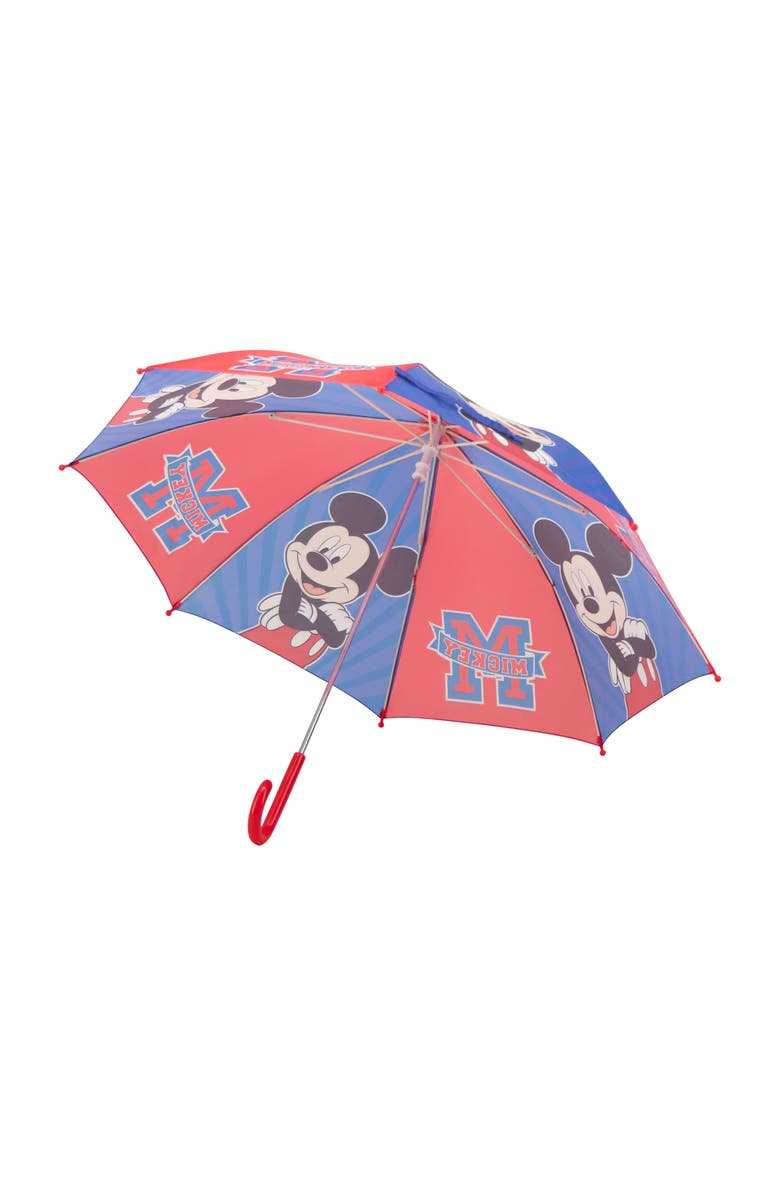 Disney Mickey Mouse Kids Umbrella, Alternate, color, Red