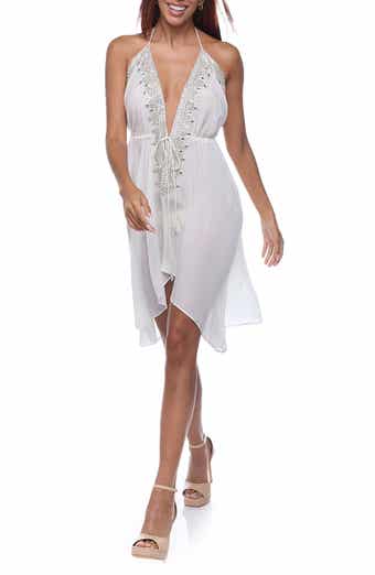 RANEES Embellished Halter Dress
