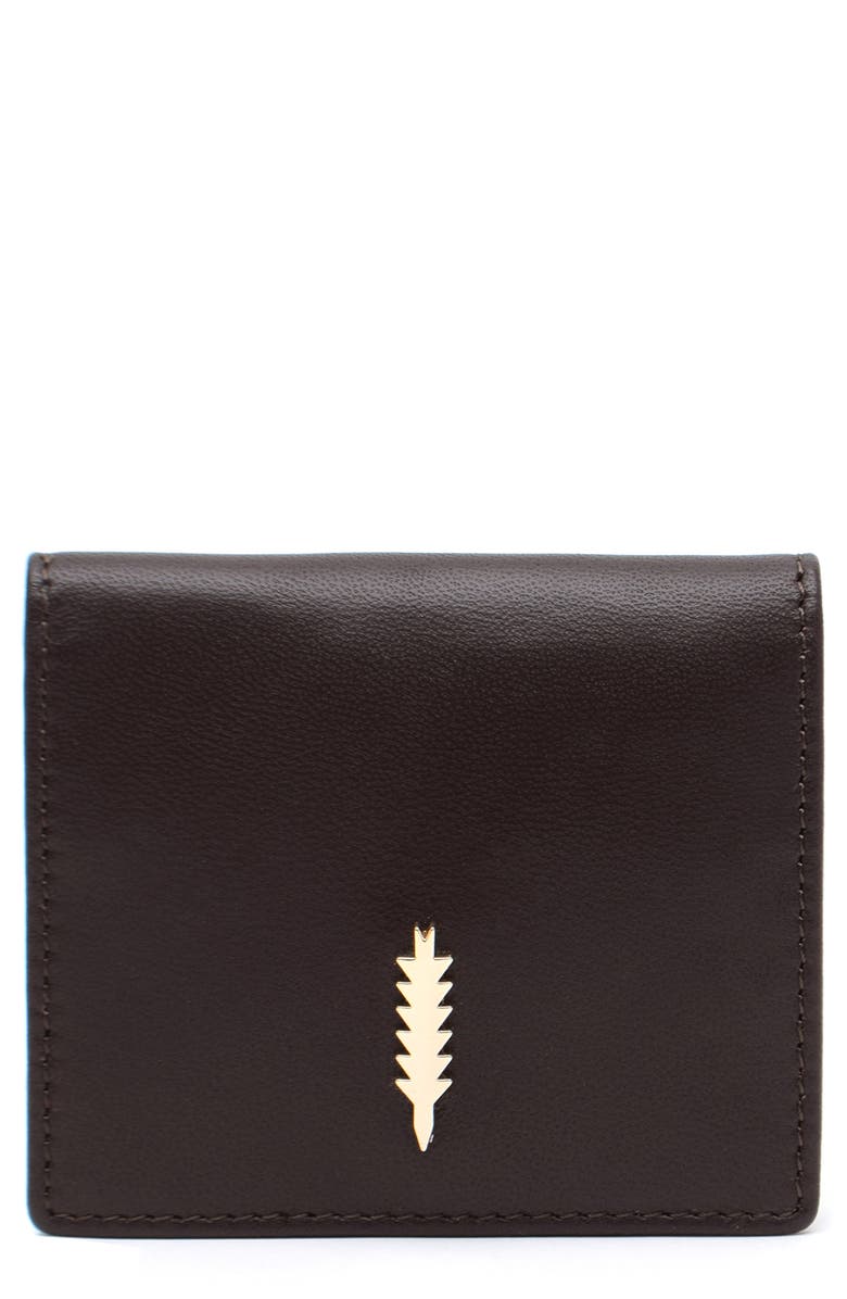 Thacker Cassie Card Case, Main, color, Espresso