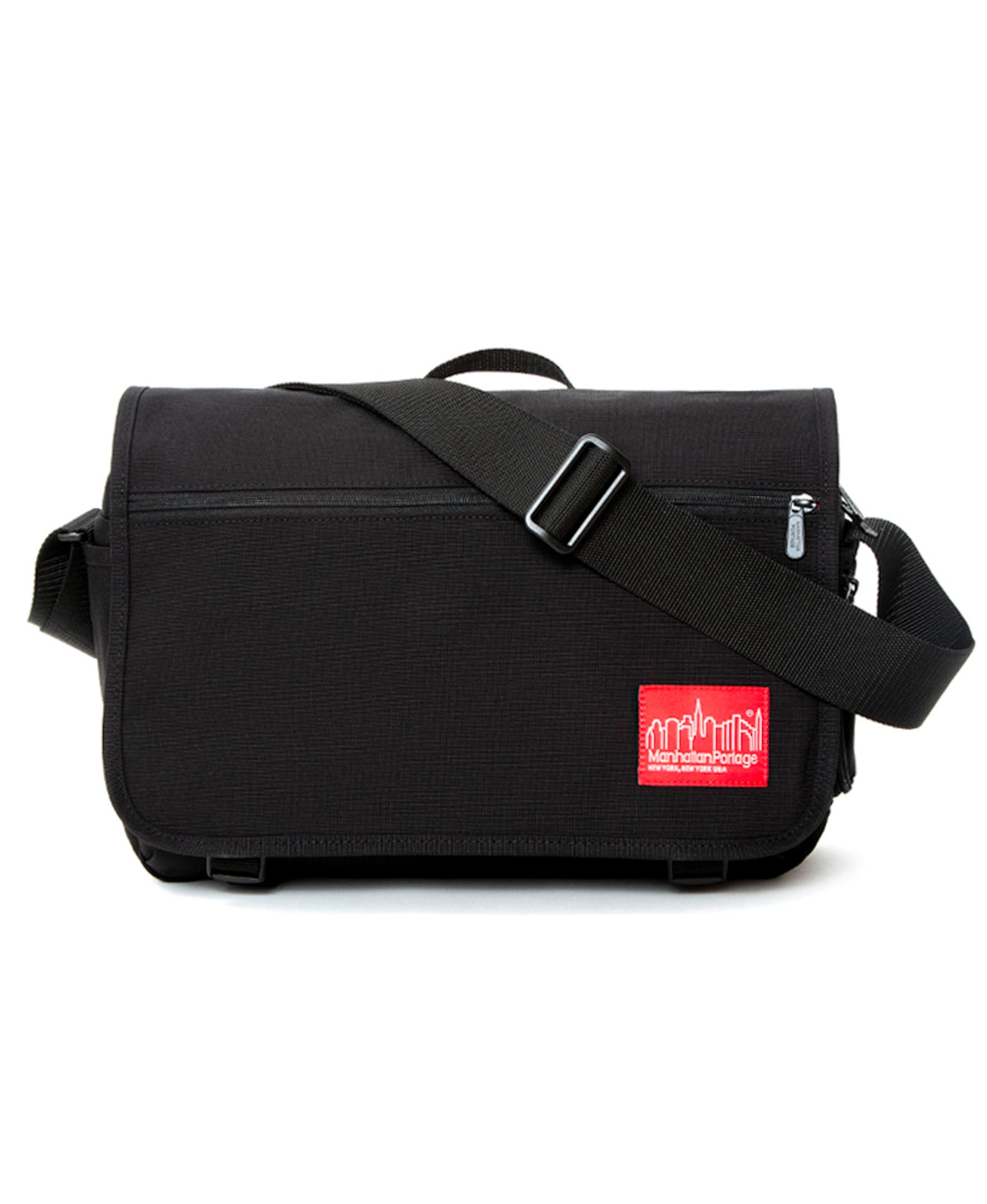 Manhattan Portage Delancey Messenger Bag, Main, color, Black