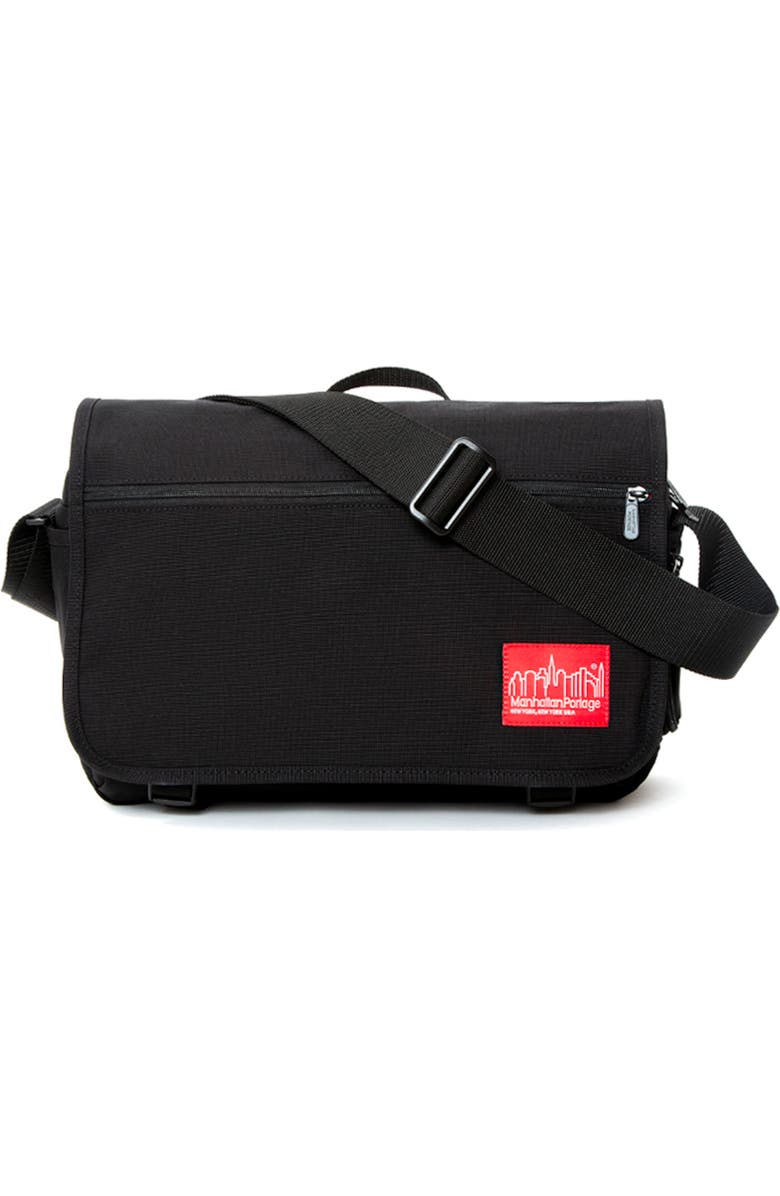 Manhattan Portage Delancey Messenger Bag, Main, color, Black