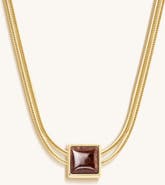 Karma and Luck Love & Cherish - Ruby Evil Eye July Birthstone Necklace