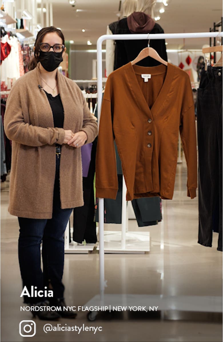 Sweatshirt Cardigan, sales video thumbnail