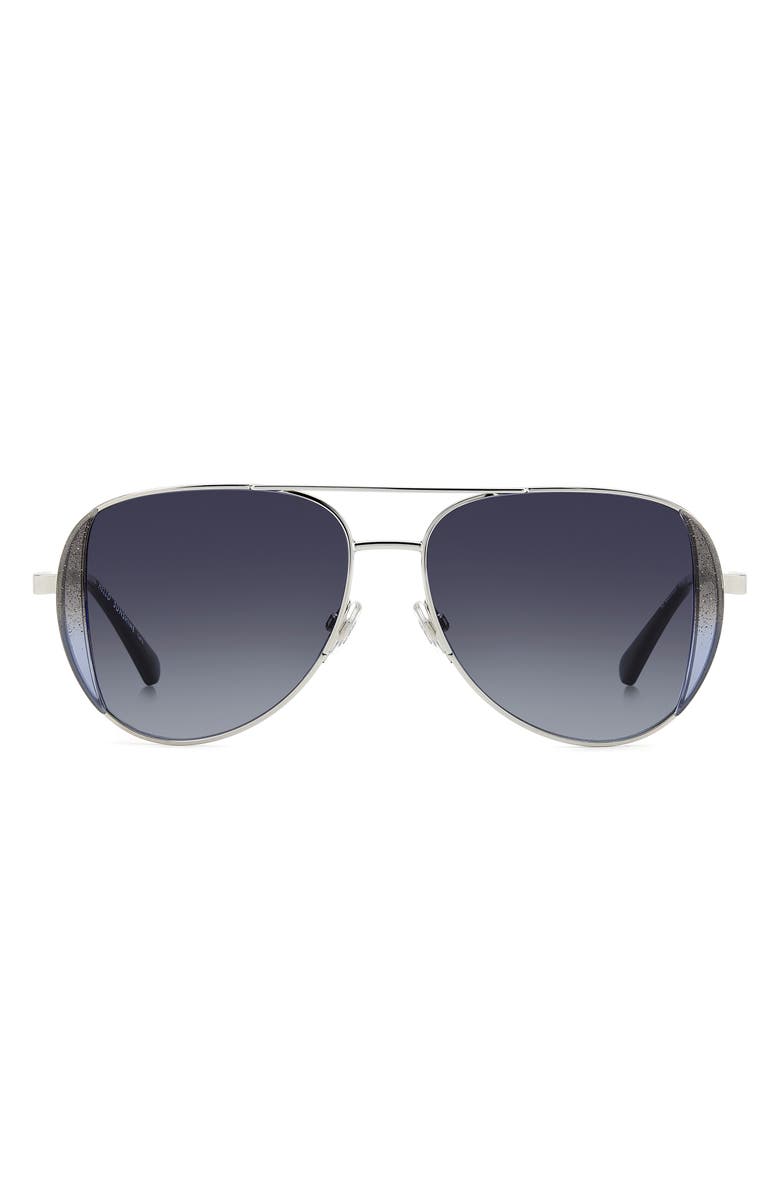 Kate Spade 53mm aviator sunglasses, Main, color,