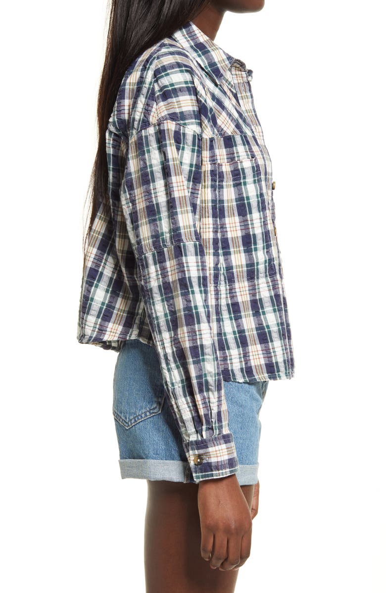 BDG Urban Outfitters Addison Check Button-Up Shirt, Alternate, color,