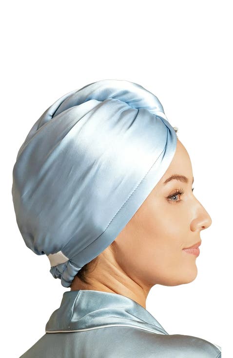 Pure Silk Hair Towel Wrap