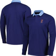 adidas Men's adidas 2023 Player Navy New York City FC Travel Long Sleeve Polo