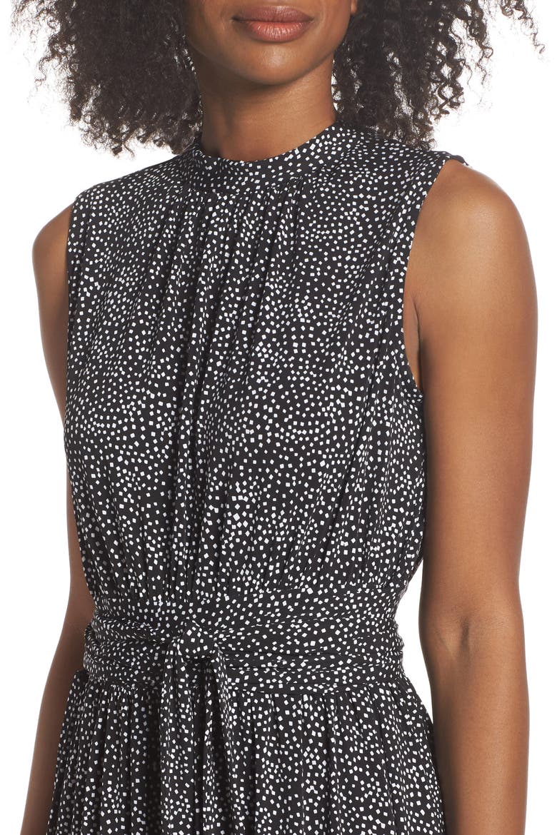 Mindy Print Midi Dress, Alternate, color, SCATTER