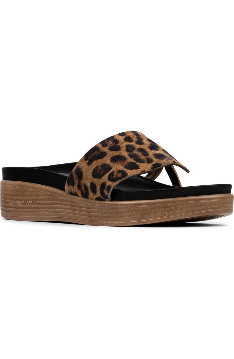 Donald Pliner Leopard Print Slide Sandal, Main, color, Leopard