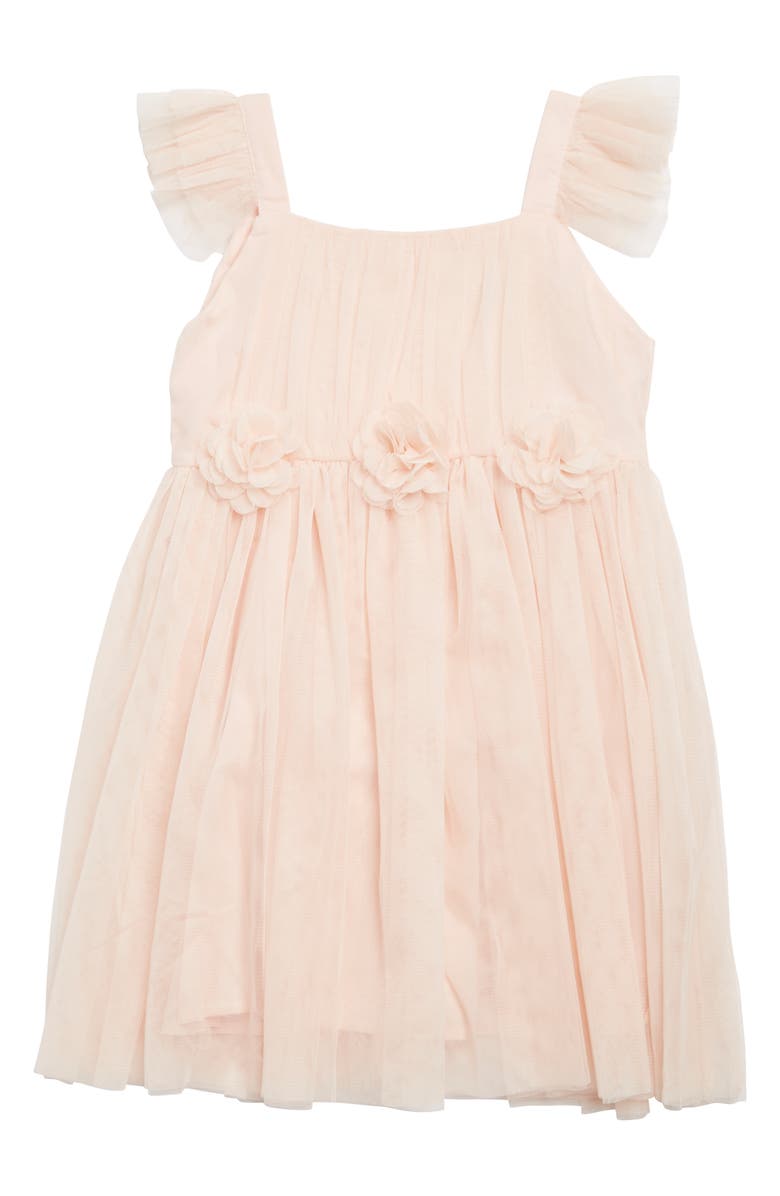 Popatu Kids' Tulle Flutter Sleeve Dress, Main, color, 