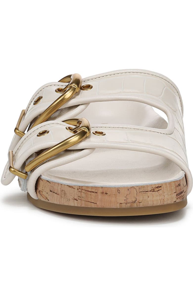 Veronica Beard Prue Two Strap Sandal, Alternate, color, Parchment