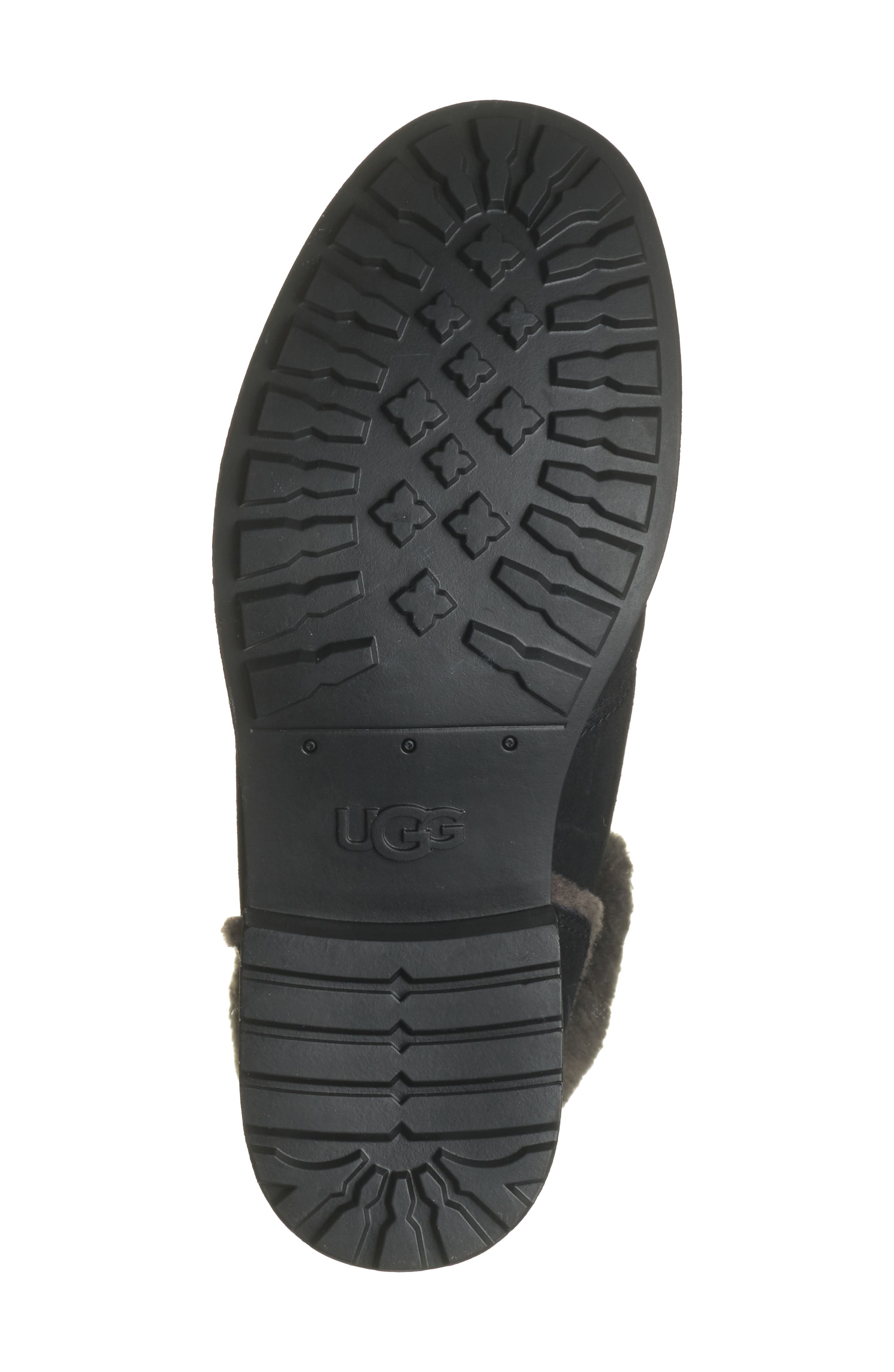 UGG<sup>®</sup> Bodie Faux Fur Lace Bootie, Alternate, color, 