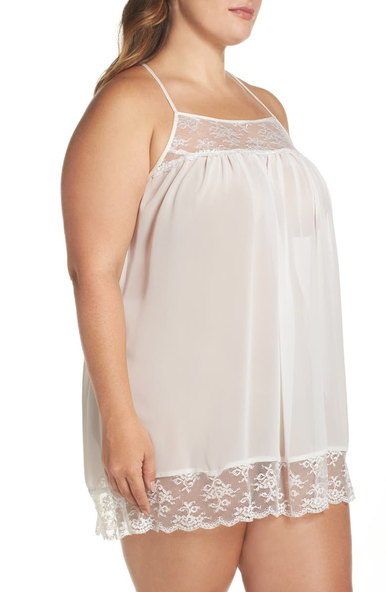 In Bloom by Jonquil Chiffon Chemise, Alternate, color,