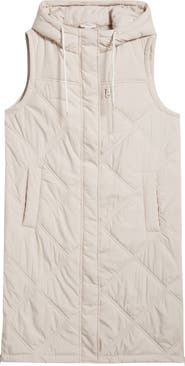 Zella Long Hooded Puffer Vest