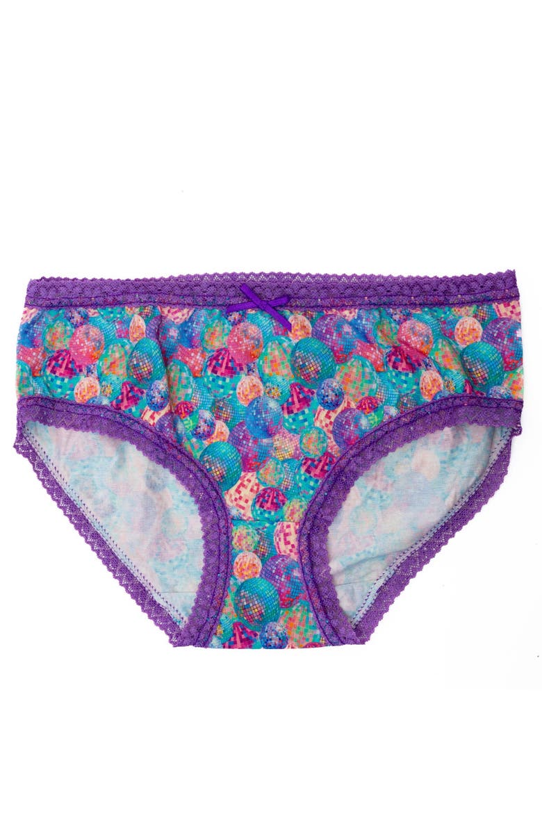 Girls' Lace Trim Underwear, Slumber Party 2 Pack - Little Kid, Big Kid, Alternate, color, Multi