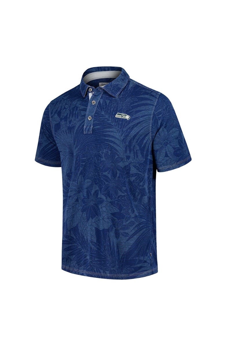 Tommy Bahama Men's Tommy Bahama College Navy Seattle Seahawks Sport Santiago Paradise Polo, Alternate, color, Navy