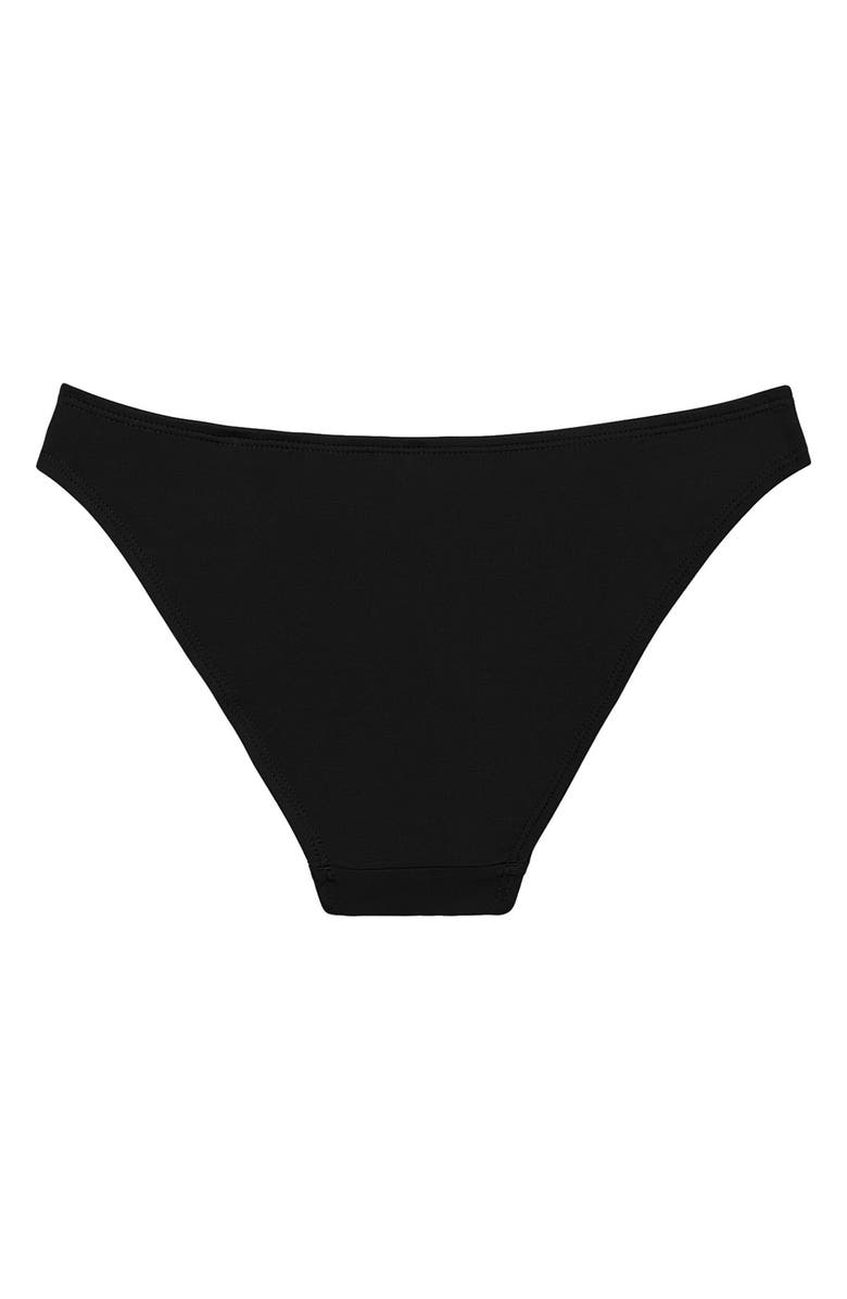 Nu Swim Low Low Bikini Bottoms, Alternate, color, Black
