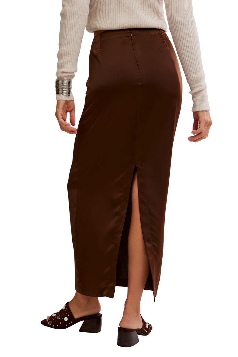 Rosetto Column Maxi Skirt, Alternate, color, POTTING SOIL