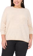 Vince Camuto Metallic Trim Relaxed Fit Sweater