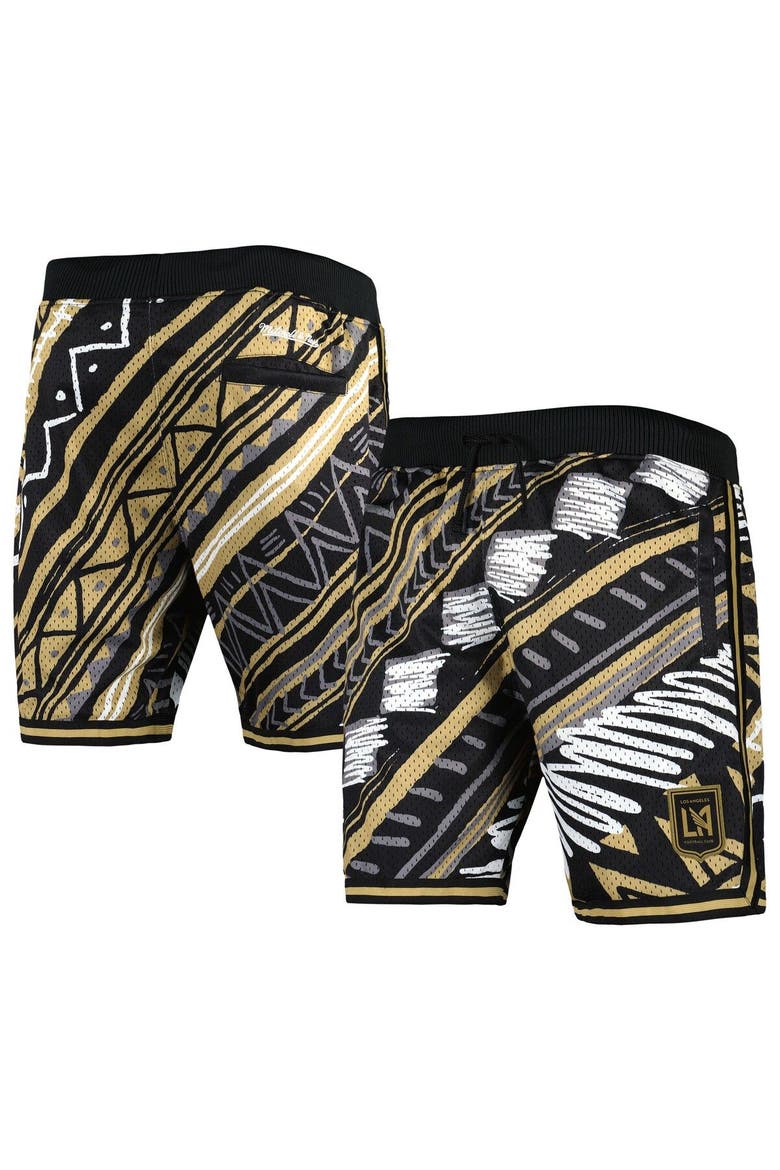 Men's Mitchell & Ness Black LAFC Tribal Fashion Shorts, Main, color, Black