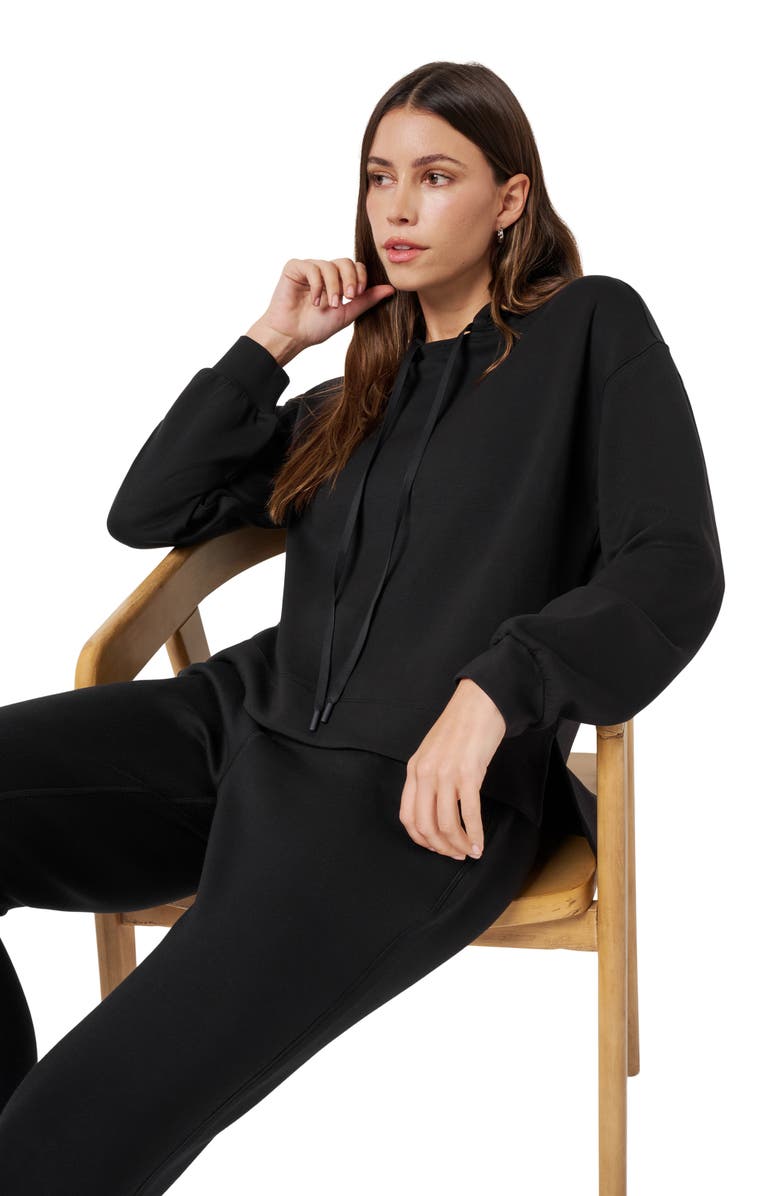 TravisMathew Skyloft Hooded Sweatshirt, Alternate, color, Black